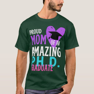 Camiseta Orgullosa mamá de regalo de cumpleaños para gradua