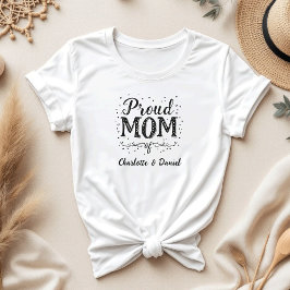 Camiseta Orgullosa mamá de | Regalo personalizado para mamá
