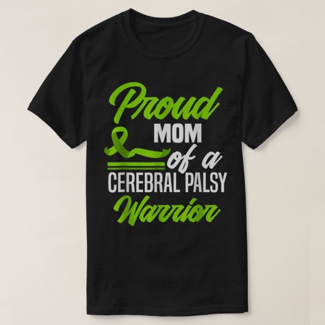 Camiseta Orgullosa Mamá De Un Amigo Cerebral De Un Guerrero (Diseño del anverso)