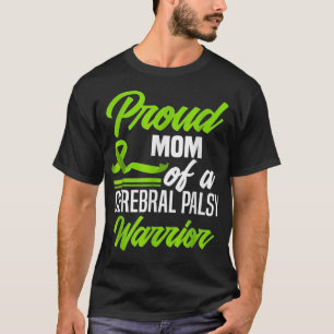 Camiseta Orgullosa Mamá De Un Amigo Cerebral De Un Guerrero