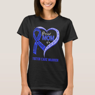 Camiseta Orgullosa Mamá De Un Corazón De Cinta De Cinta De 