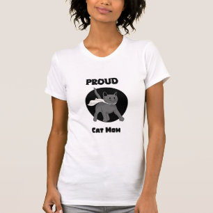Camiseta Orgullosa mamá de un gato