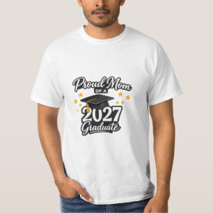 Camiseta Orgullosa Mamá de un Graduado de 2027 Clase de 202