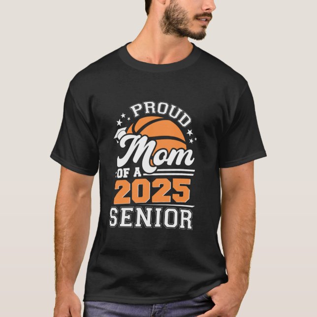 Camiseta Orgullosa Mamá De Un Gran Premio De Baloncesto Gra (Anverso)