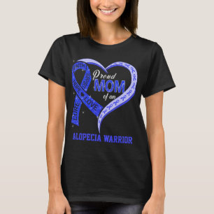 Camiseta Orgullosa Mamá De Un Guerrero De Alopecia