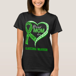 Camiseta Orgullosa Mamá De Un Guerrero De Glaucoma