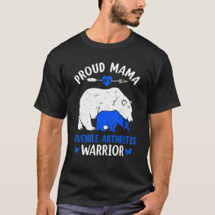 Camiseta Orgullosa Mamá De Un Guerrero De La Artritis Juven