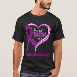 Camiseta Orgullosa Mamá De Un Guerrero De La Malformación D
