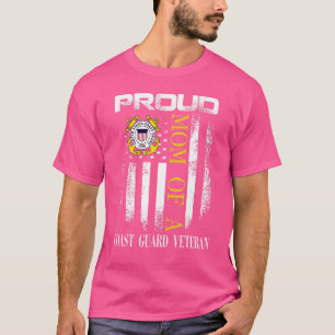 Camiseta Orgullosa Mamá De Un Veterano De La Guardia Coster