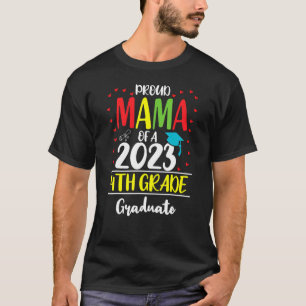 Camiseta Orgullosa Mamá De Una Clase De Graduado De 4º Grad