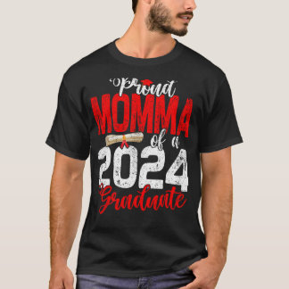 Camiseta Orgullosa mamá de una clase de graduados de 2024