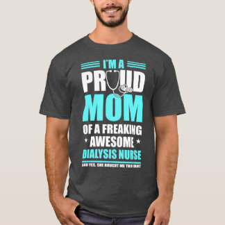 Camiseta Orgullosa Mamá De Una Impresionante Enfermera De D