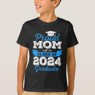 Camiseta Orgullosa Mamá Del Colegio Universitario De Gradua