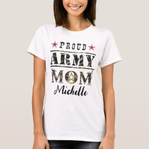 Camiseta Orgullosa mamá del Ejército