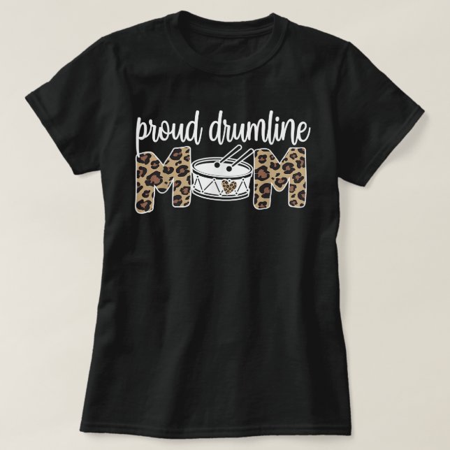 Camiseta Orgullosa mamá Drumline Mama (Diseño del anverso)