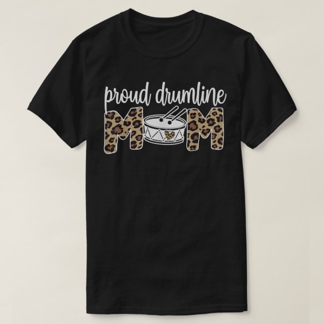 Camiseta Orgullosa mamá Drumline Mama (Diseño del anverso)