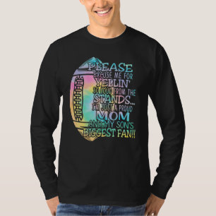 Camiseta Orgullosa Mamá Estadounidense De Fútbol Iu2019 Ser