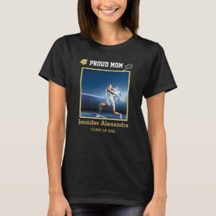 Camiseta Orgullosa mamá Fotomontaje de tenis Graduado en Or