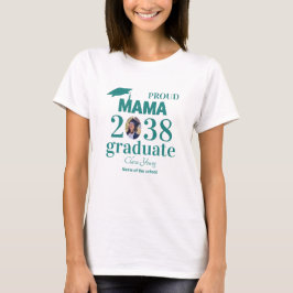 Camiseta Orgullosa mamá graduación personalizada