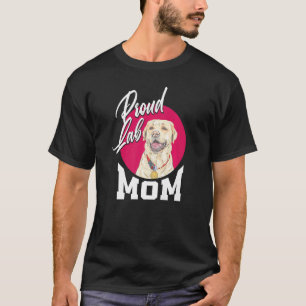 Camiseta Orgullosa mamá Labrador Mamá Amarilla Labrador Lab