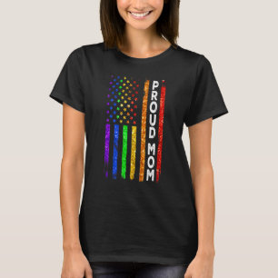Camiseta Orgullosa Mamá Lgbt Mom Rainbow Lgbtq Flag Lgbt Ga