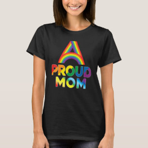 Camiseta Orgullosa Mamá Lgbt Orgullo Gay Lesbiana Arcoiris