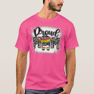 Camiseta Orgullosa mamá LGBTQ Bandera Arcoiris LGBT Orgullo
