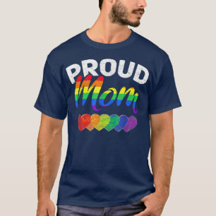 Camiseta Orgullosa mamá LGBTQ Orgullo gay regalos de Día de