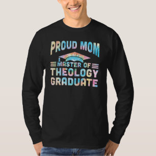 Camiseta Orgullosa Mamá Maestría En Teología Tm Grad Unive