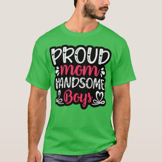 Camiseta Orgullosa Mamá Manejando Niños Por Madre Para Mamá