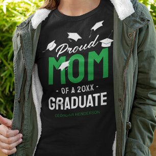 Camiseta Orgullosa Mamá Negra de Graduado 2026