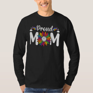 Camiseta Orgullosa Mamá Orgullo Arcoiris Giro Lgbt Orgullo 