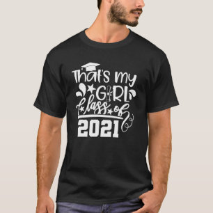 Camiseta Orgullosa mamá papá de una clase de 2021 que es mi