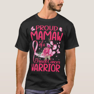 Camiseta Orgullosa mamaíta de un guerrero del cáncer de mam