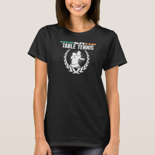 Camiseta Orgullosa mesa de tenis de Irlanda Apoyo al ping p