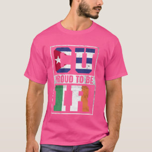 Camiseta Orgullosa mezcla irlandesa y cubana de herencia