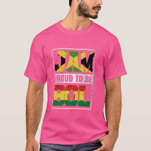 Camiseta Orgullosa mezcla jamaiquina boliviana entre Jamaic