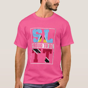 Camiseta Orgullosa Mezcla Trinitense Santa Lucía Trinidad