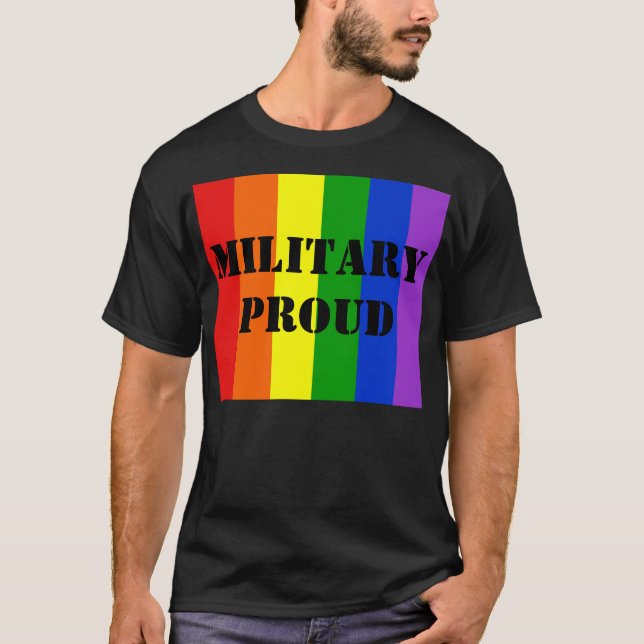 Camiseta Orgullosa Militar (Anverso)