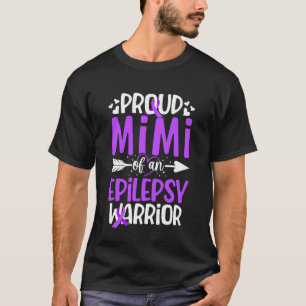 Camiseta Orgullosa Mimi de un Guerrero contra la Epilepsia 