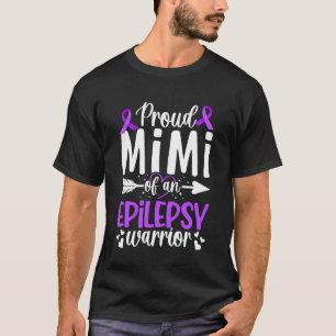 Camiseta Orgullosa Mimi de una Guerrera contra la Epilepsia