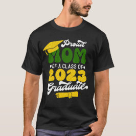 Camiseta Orgullosa MOM de una clase de Purpurina de Oro de 