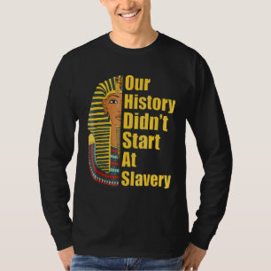 Camiseta Orgullosa mujer afroamericana hombre mes de la his