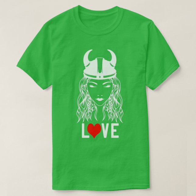 Camiseta Orgullosa Mujer Viviendo Con Casco Y Amor 1 (Diseño del anverso)