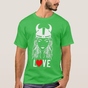 Camiseta Orgullosa Mujer Viviendo Con Casco Y Amor 1