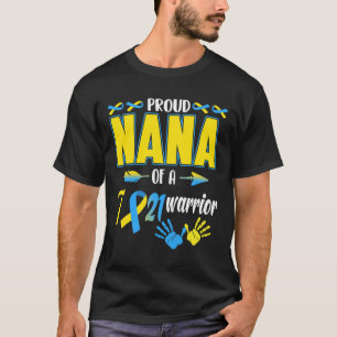 Camiseta Orgullosa Nana De Conciencia Sobre El Síndrome De