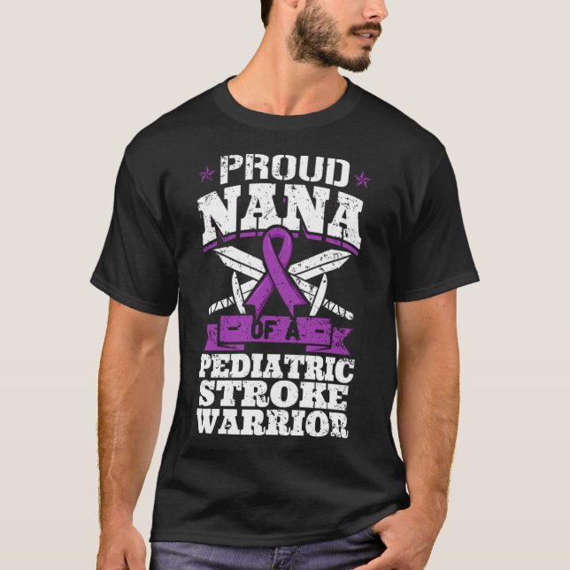 Camiseta Orgullosa Nana De La Conciencia De Un Guerrero De  (Anverso)