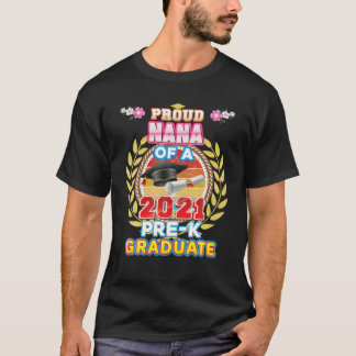 Camiseta Orgullosa Nana De Un Graduado Preuniversitario De