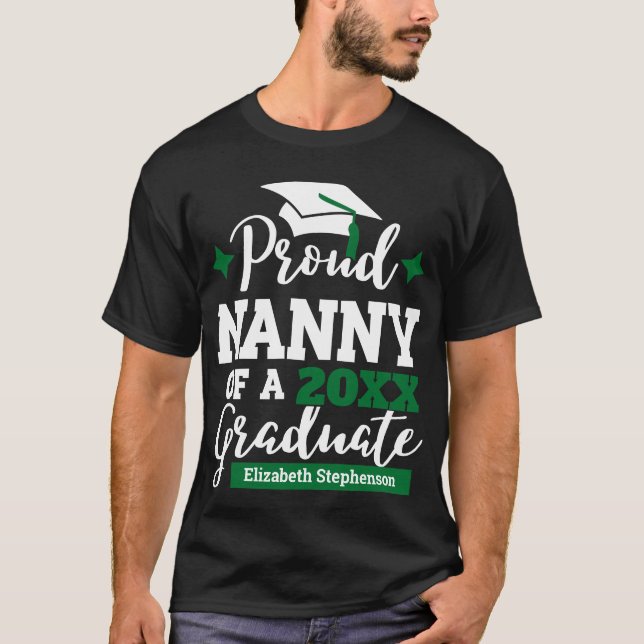 Camiseta Orgullosa nana de una pareja de graduados de 2023 (Anverso)