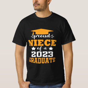 Camiseta Orgullosa NIECE de una clase de 2023 Graduado mode